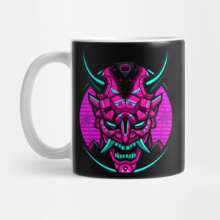 Retro mechanic samurai Mug